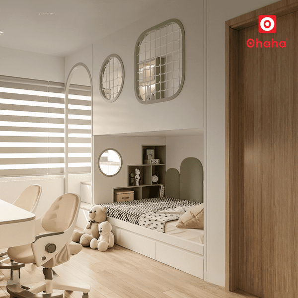 Giường tầng thông minh&nbsp;hiện đại đa năng OHAHA