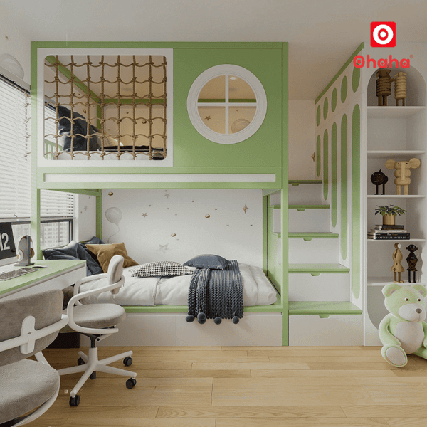 Giường tầng thông minh hiện đại OHAHA - GTTM075&nbsp;xu hướng 2026