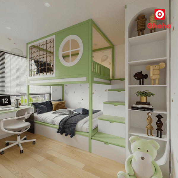 Giường tầng thông minh&nbsp;hiện đại cho bé trai