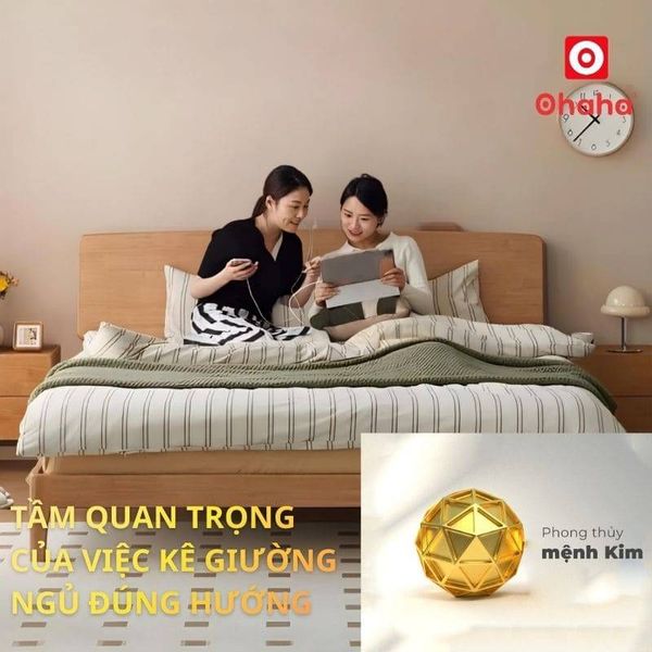 Tầm quan trọng của việc bố trí giường ngủ cho người mệnh Kim chuẩn phong thủy
