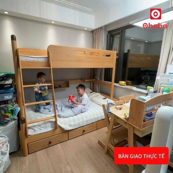 Giường tầng gỗ tự nhiên cao cấp bán chạy nhất OHAHA