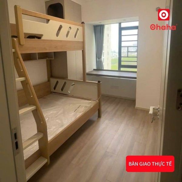 Giường tầng gỗ tự nhiên cho bé hiện đại bán chạy nhất 2026