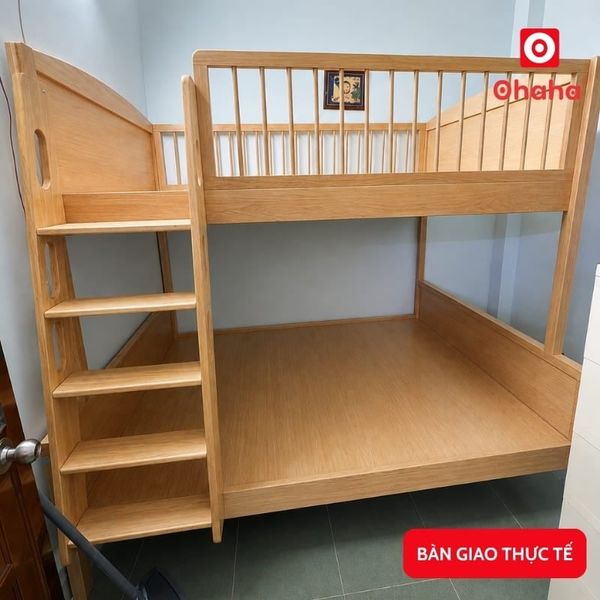 Giường tầng bằng gỗ tự nhiên hiện đại bán chạy nhất 2026