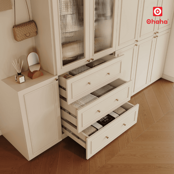 Tủ quần áo gỗ công nghiệp hiện đại cao cấp OHAHA - TACC024 lưu trữ thông minh