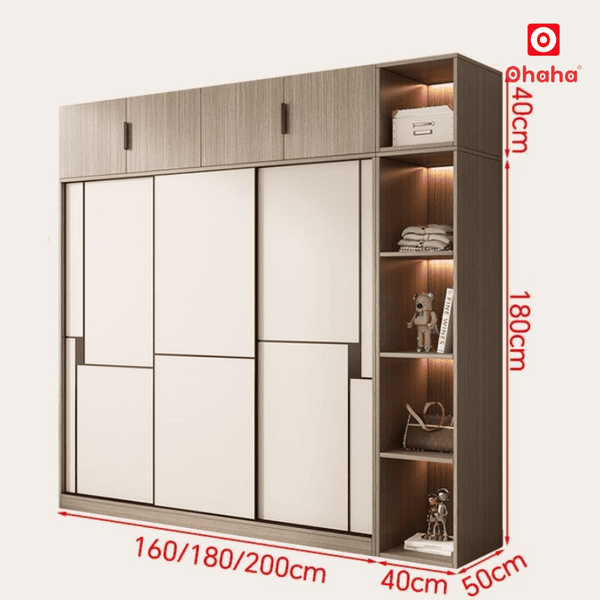 Kích thước tổng thể của tủ quần áo