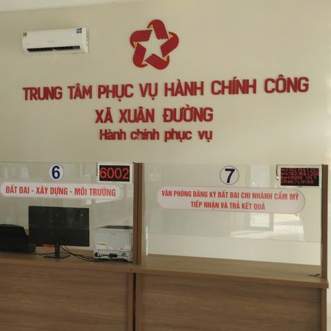 Trung Tâm Hành Chính Công Xã Xuân Đường Nâng Cao Hiệu Quả Hành Chính, Hướng Tới Tương Lai Hiện Đại