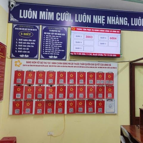 Xã Bình Gia Lạng Sơn Triển Khai Hệ Thống QMS Kiosk Từ ComQ, Nâng Cao Trải Nghiệm Người Dân
