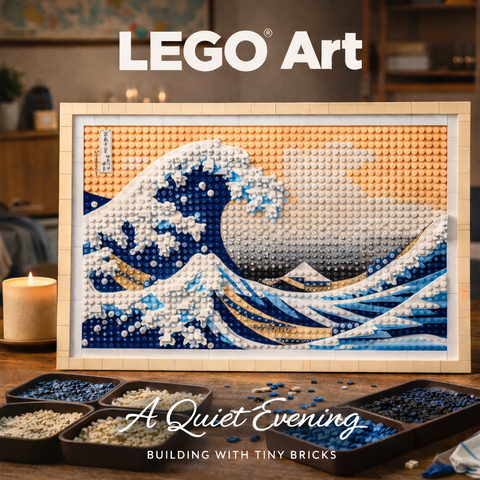 LEGO Art – Một Buổi Tối Yên Tĩnh Cùng Những Viên Gạch Nhỏ