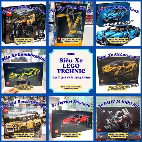SIÊU XE LEGO TECHNIC - 𝑻𝒉𝒂́𝒄𝒉 𝑻𝒉𝒖̛́𝒄 𝑴𝒐̣𝒊 𝑮𝒊𝒐̛́𝒊 𝑯𝒂̣𝒏