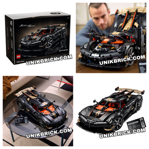42232 LEGO Koenigsegg Sadair's Spear Megacar Technic Siêu Xe Đen Cá Tính