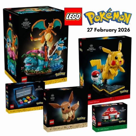 LEGO Pokémon 2026 Cơn Sốt Mới Sắp Đổ Bộ Vào Đúng Ngày Pokémon Day