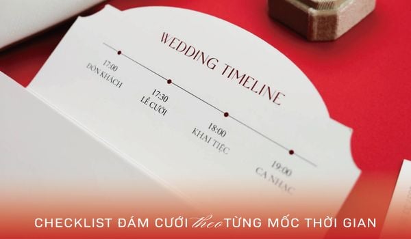 Checklist Chuẩn Bị Đám Cưới Theo Từng Mốc Thời Gian