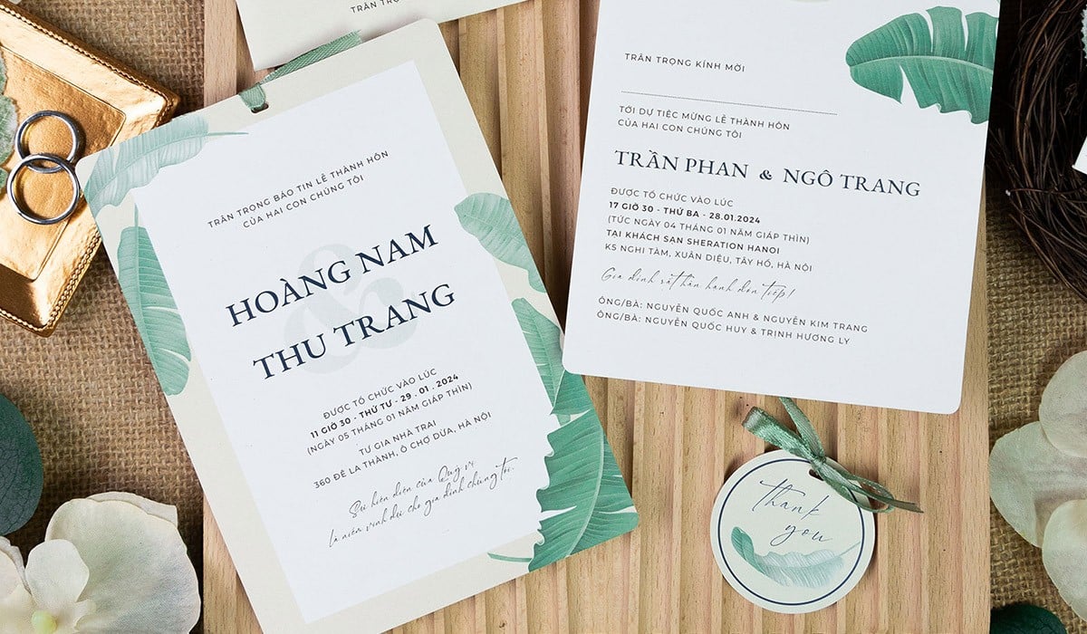 Thiệp cưới, ngày cưới, nghi lễ: Sắp xếp thứ tự sao cho hợp lý?