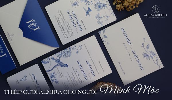Thiệp Cưới Almira Cho Người Mệnh Mộc – Tinh Tế, Tự Nhiên
