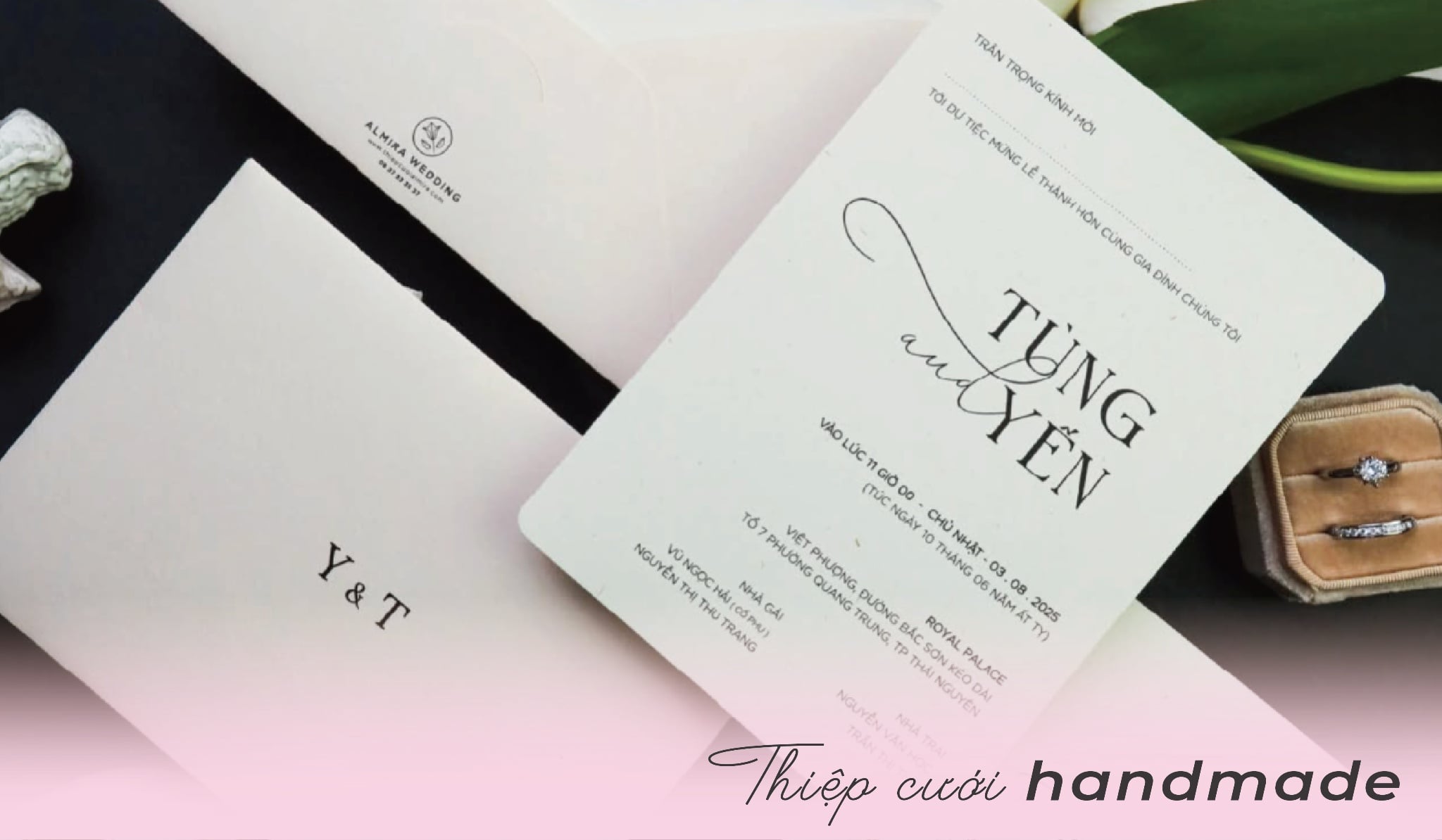 Thiệp Cưới Handmade Lưu Giữ Dấu Ấn Riêng Trong Ngày Trọng Đại