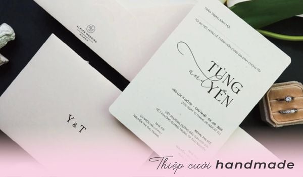 Thiệp Cưới Handmade Lưu Giữ Dấu Ấn Riêng Trong Ngày Trọng Đại