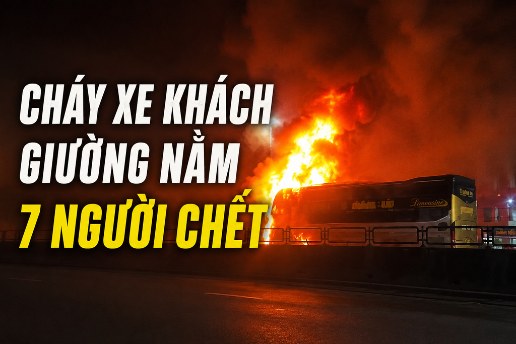 Cháy Xe Khách Giường Nằm Khiến 7 Người Tử Vong: Cảnh Báo Về Những Hiểm Họa Trên Các Hành Trình Đường Dài