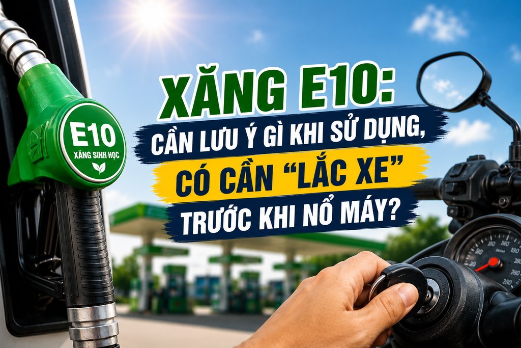 Xăng E10: Cần Lưu Ý Gì Khi Sử Dụng, Có Cần “Lắc Xe” Trước Khi Nổ Máy?