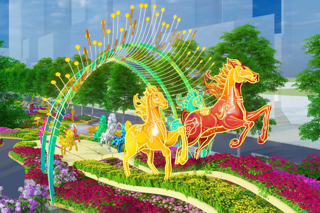 Đường Hoa Xuân Tết Bính Ngọ Tại TP.HCM Mở Cửa Đón Khách Từ 15/2 Với Hai Phiên Bản Trải Nghiệm Độc Đáo