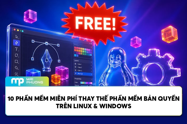 10 Phần Mềm Miễn Phí Thay Thế Phần Mềm Bản Quyền Trên Linux & Windows