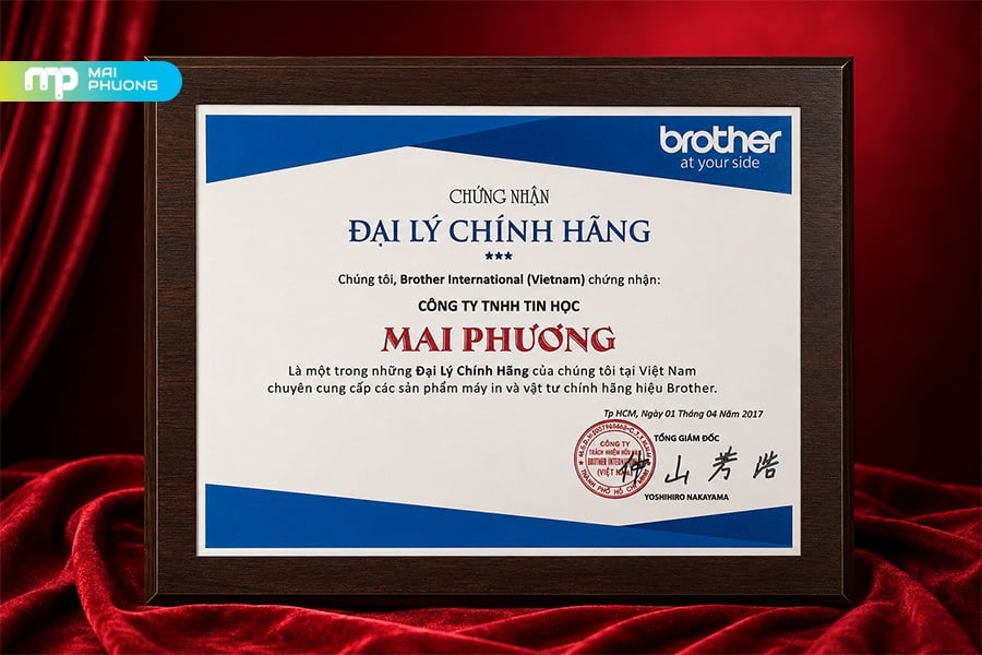 Mai Phương Computer là Đại lý Phân phối Chính hãng Brother tại Việt Nam