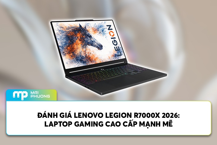Đánh Giá Lenovo Legion R7000X 2026: Laptop Gaming Cao Cấp Mạnh Mẽ