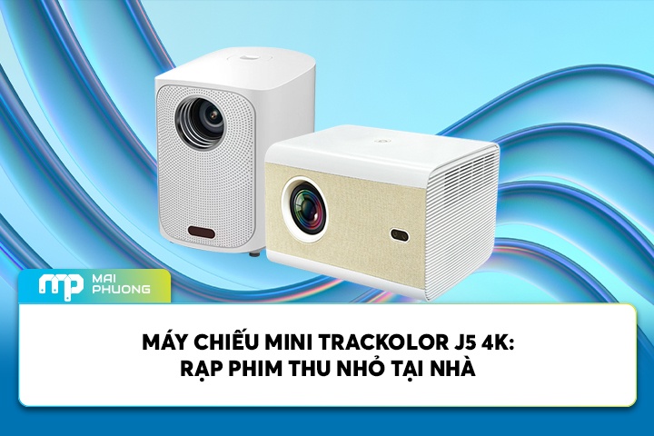 Máy Chiếu Mini Trackolor J5 4K: Rạp Phim Thu Nhỏ Tại Nhà