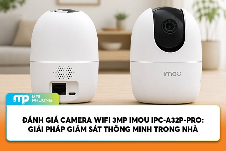 Đánh Giá Camera Wifi 3MP IMOU IPC-A32P-PRO: Giải Pháp Giám Sát Trong Nhà Thông Minh