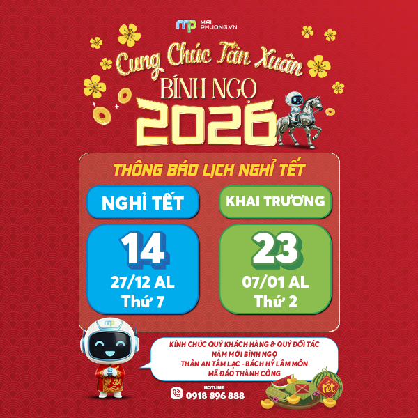 Thông Báo Lịch Nghỉ Tết Nguyên Đán Bính Ngọ 2026