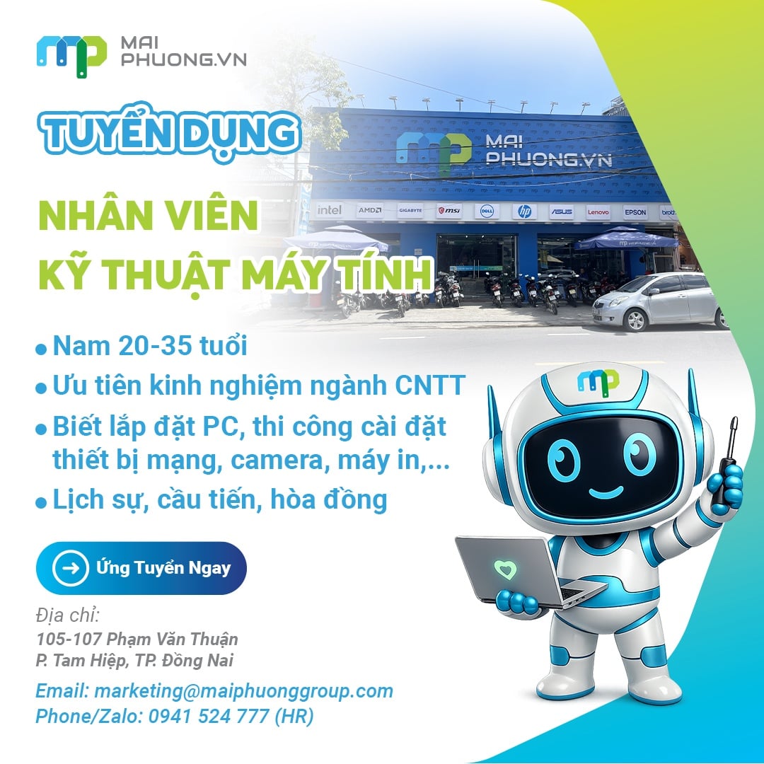 Tuyển Dụng Nhân Viên Kỹ Thuật