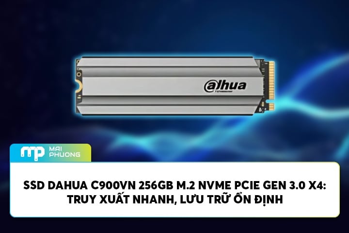 Đánh Giá SSD Dahua C900VN 256GB M.2 NVMe PCIe Gen 3.0 x4: Truy Xuất Nhanh, Lưu Trữ Ổn Định