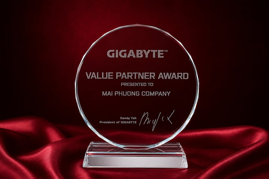 Mai Phương Computer Nhận Giải Gigabyte Value Partner Award