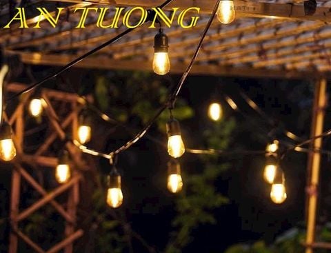 Dây Đèn Trang Trí Ngoài Trời Chống Nước | Trang Trí Sân Vườn – Cafe