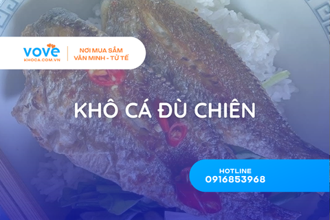 Cách làm khô cá đù chiên giòn, vàng rụm cùng 3 loại nước chấm