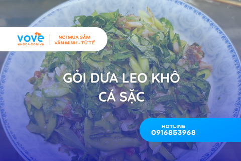 cach lam goi dua leo kho ca sac gion mat chua ngot dua com