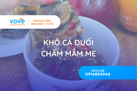 Cách Làm Khô Cá Đuối Mắm Me Dai Ngon, Chua Ngọt Cực Hao Bia