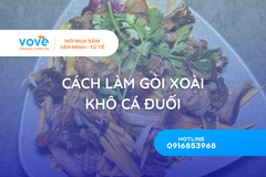 cach lam goi xoai kho ca duoi gion ngon chi voi 4 buoc