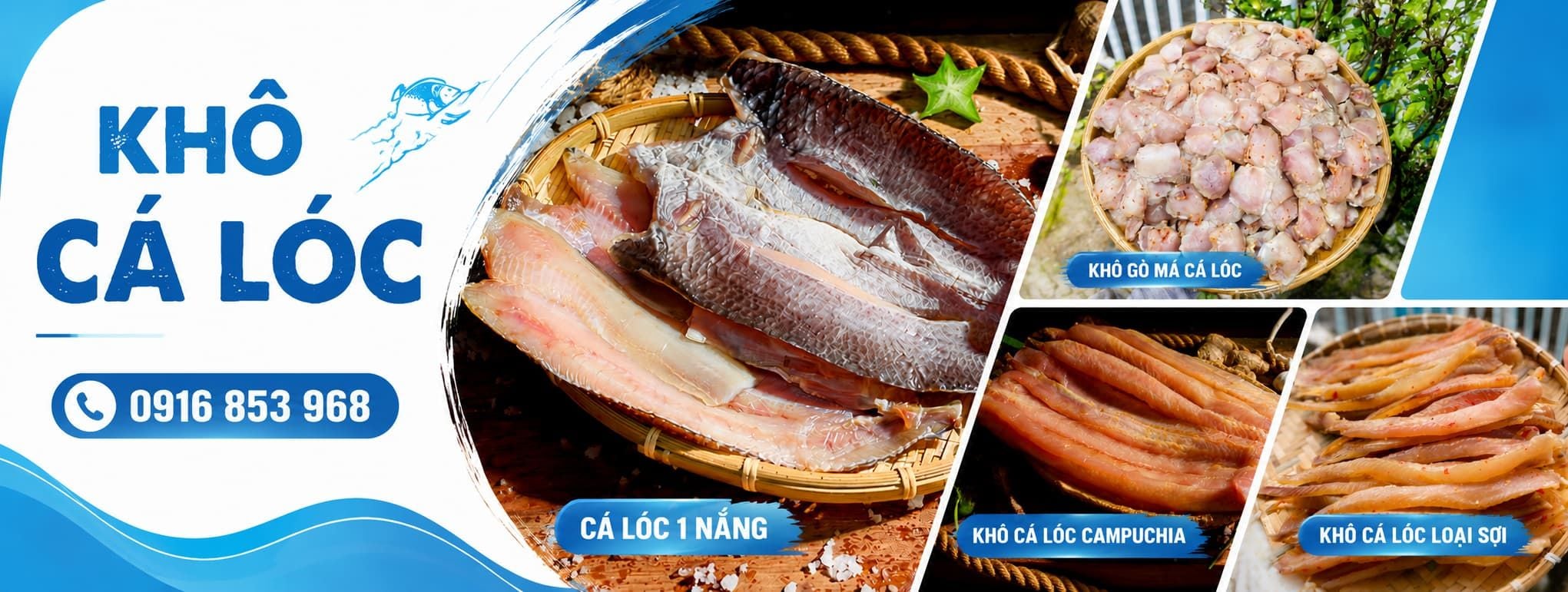 (Giá tốt) KHÔ CÁ LÓC: 1 nắng, nhiều nắng, gò má, file - có VAT