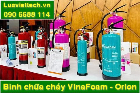 Bình chữa cháy VinaFoam - Orion chính hãng, có tem kiểm định, hóa đơn VAT, giá rẻ, giá sỉ