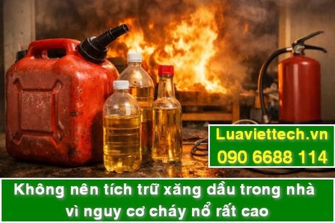 Đừng vì lo lắng mà tích trữ xăng dầu gây mất an toàn phòng cháy chữa cháy (PCCC)
