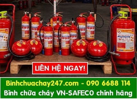 TỔNG KHO BÌNH CHỮA CHÁY VN-SAFECO GIÁ RẺ, GIÁ SỈ TẬN GỐC, ĐỦ HÓA ĐƠN VAT, GIAO NHANH TẠI TPHCM