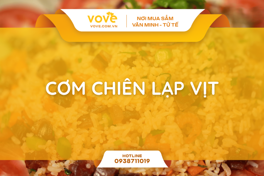 lam com chien lap vit goc hoa chi voi 4 buoc