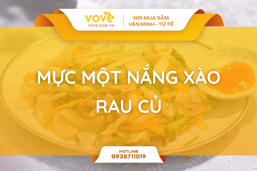 Mực một nắng xào rau củ ngon ngọt, bí quyết xào không bị dai