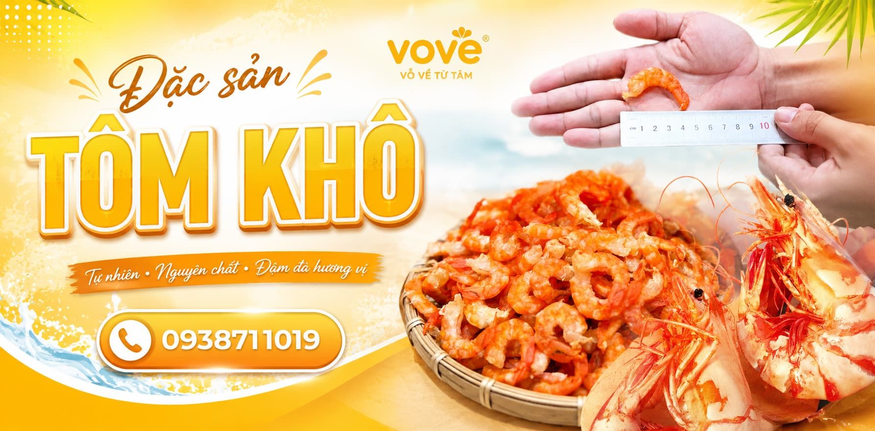 Tôm khô hàng thiên nhiên Cà Mau, Phú Quốc (OCOP 4 sao)