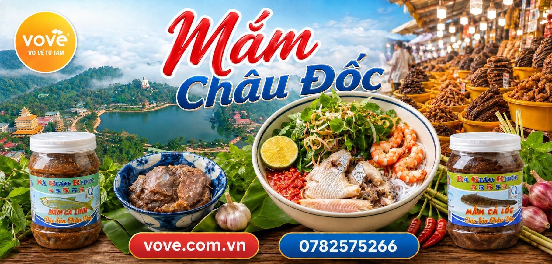 (Sỉ và lẻ) Mắm Châu Đốc 15+ loại mắm cá: linh, lóc, sặc, thu