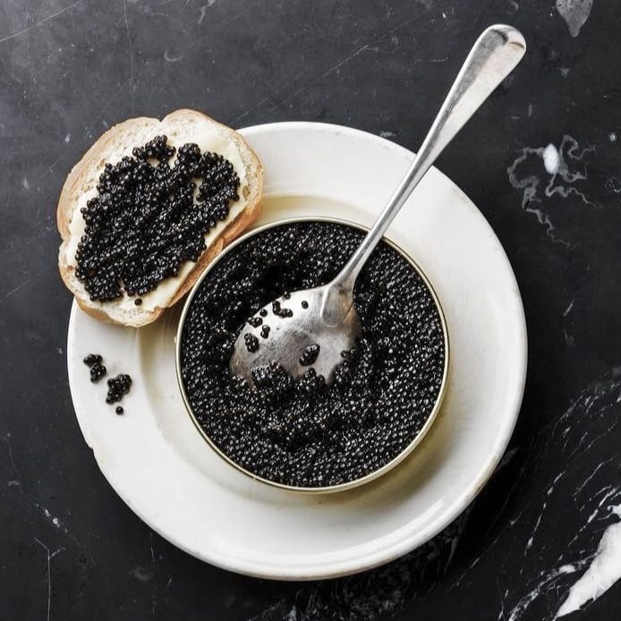 Giá trứng cá tầm Nga cao cấp hộp 105g tại Việt Nam