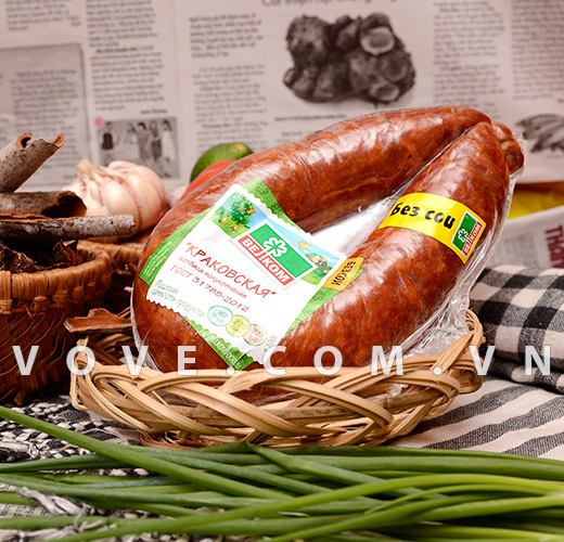 vove có xúc xích vòng xông khói nga đậm đà hương vị khó quên