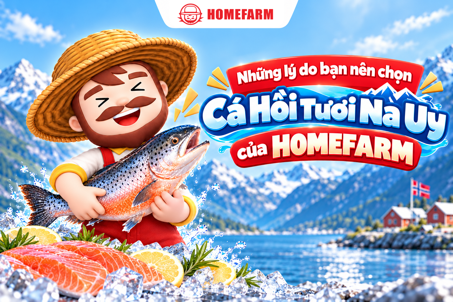 Trọn Vẹn Tinh Hoa Biển Cả: Hành Trình Cá Hồi Tươi Na Uy Đến Bàn Ăn Gia Đình
