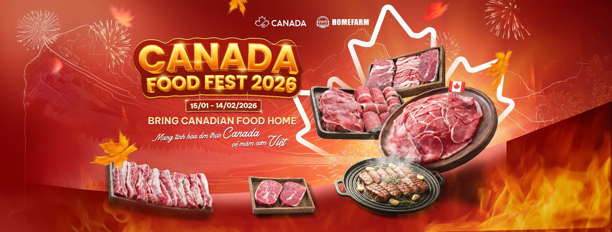 𝐂𝐀𝐍𝐀𝐃𝐀 𝐅𝐎𝐎𝐃 𝐅𝐄𝐒𝐓 𝟐𝟎𝟐𝟔 – Mang tinh hoa ẩm thực Canada về mâm cơm Việt