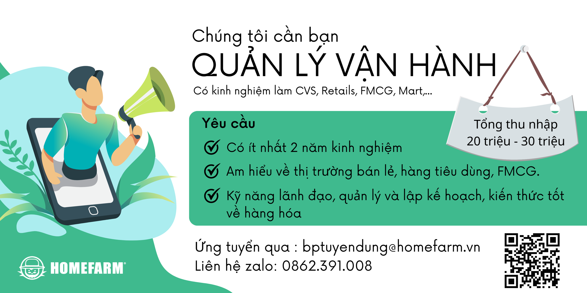 [HN] Quản lý vận hành (Kinh nghiệm làm chuỗi CVs, Mart)